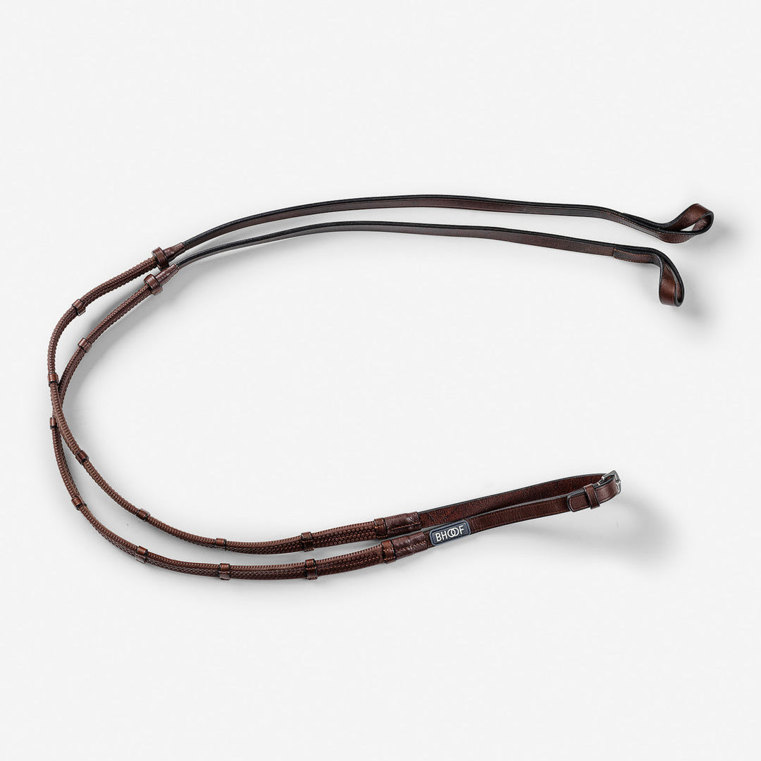 BHOOF Eyewear 3 Slim Sport - STRĒID. Bhoof Rein 1 Safety rubber reins with leather loops, larger martingale stoppers, 16 mm or 22 mm width.