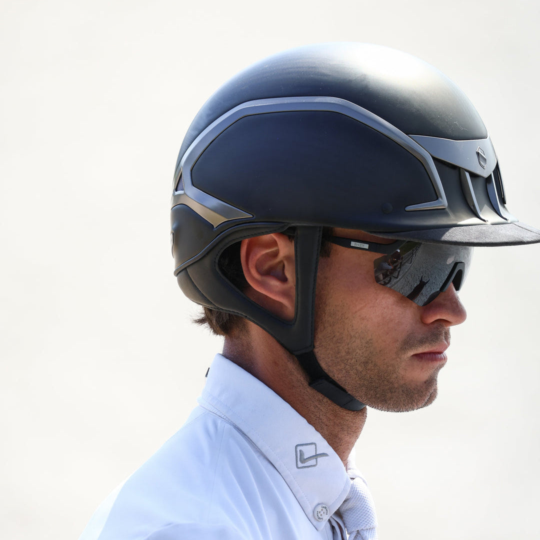 BHOOF Eyewear 3 Slim Sport - STRĒID. Redesigned slim riding glasses with non-slip nose pads, hard case included, 35 grams bio-based innovation.