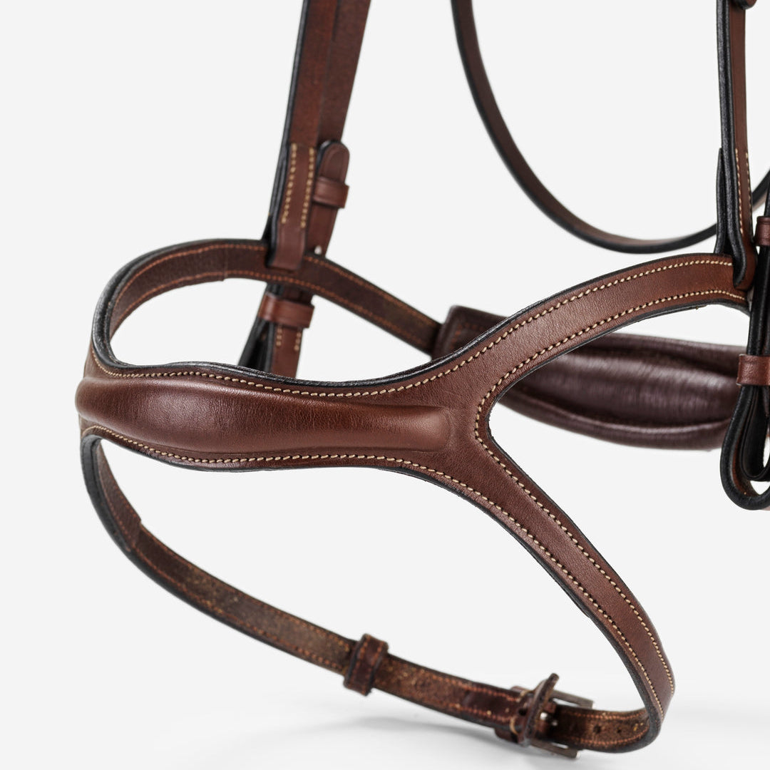 BHOOF Eyewear 3 Slim Sport - STRĒID. Slim design Y-noseband bridle 425g, higher sit for airways, no pinching, generous browband, mesh bag included.