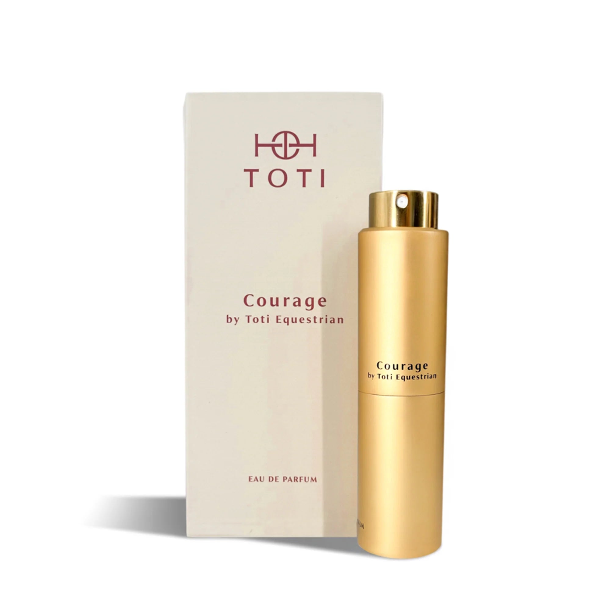 Courage by TOTI Eau de Parfum - STRĒID. Sophisticated TOTI fragrance – crisp citrus opening with sensual marine base.