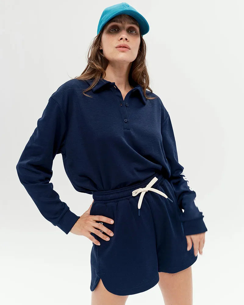 Dada Sport Equinox Unisex Cap - STRĒID. Lightweight cotton baseball cap in Cornflower, Lemonade or Jade Green with DA monogram, UPF 50+, adjustable gold buckle.