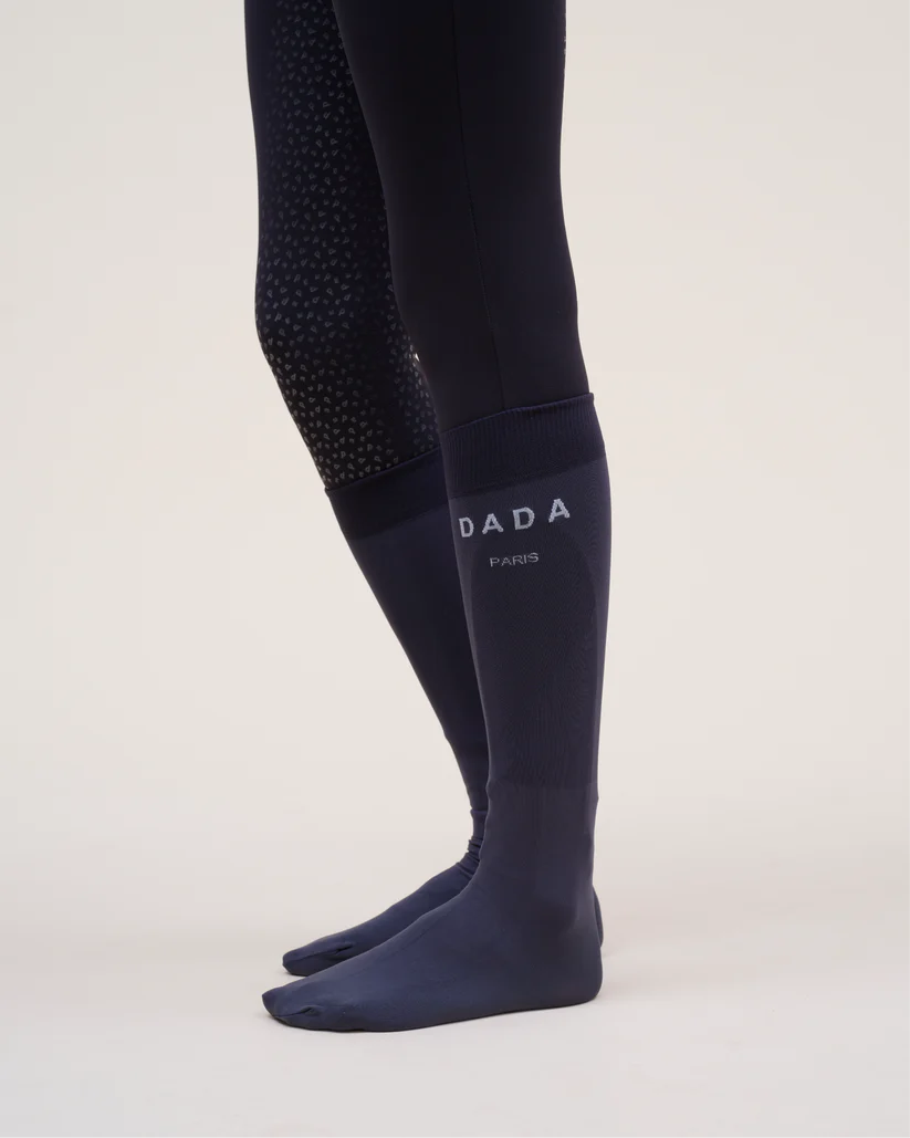 Dada Sport Fifou Socks 2 Pairs - STRĒID oxide storm ribbed cuffs equestrian performance fit