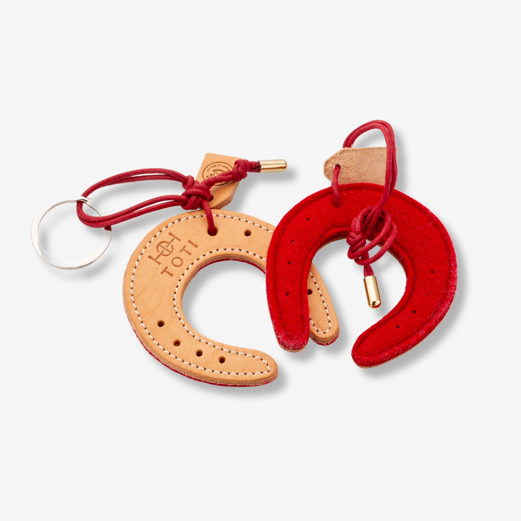 Lucky Charm Key Ring by TOTI - Strēid. Equestrian-inspired horseshoe keychain symbolizing success and confidence