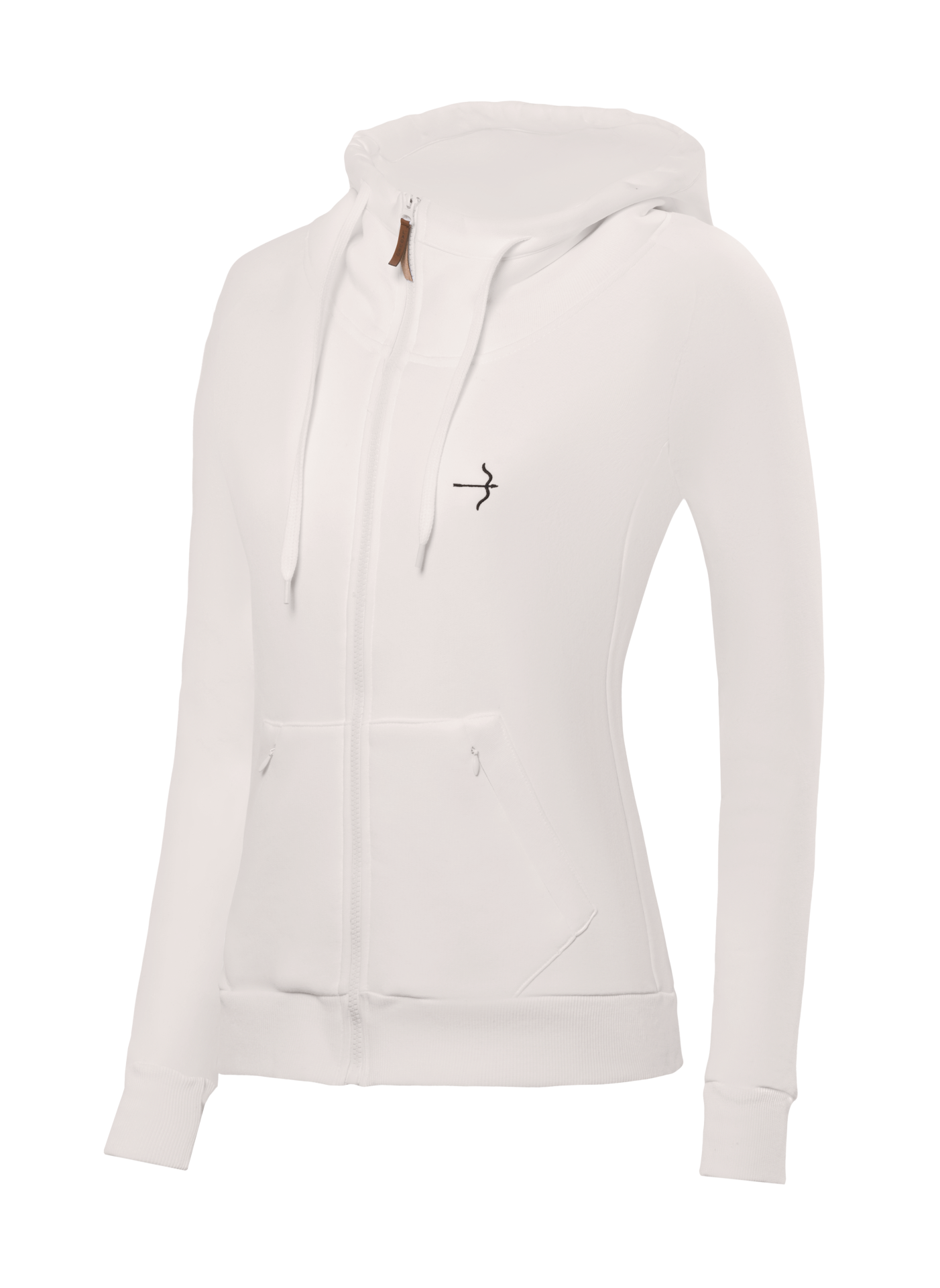 Phil Milk Unisex Sporty Sweater by LAGUSO - STRĒID. Comfortable equestrian sweater with embroidered logo and oversized milk-colored design for horse riders.