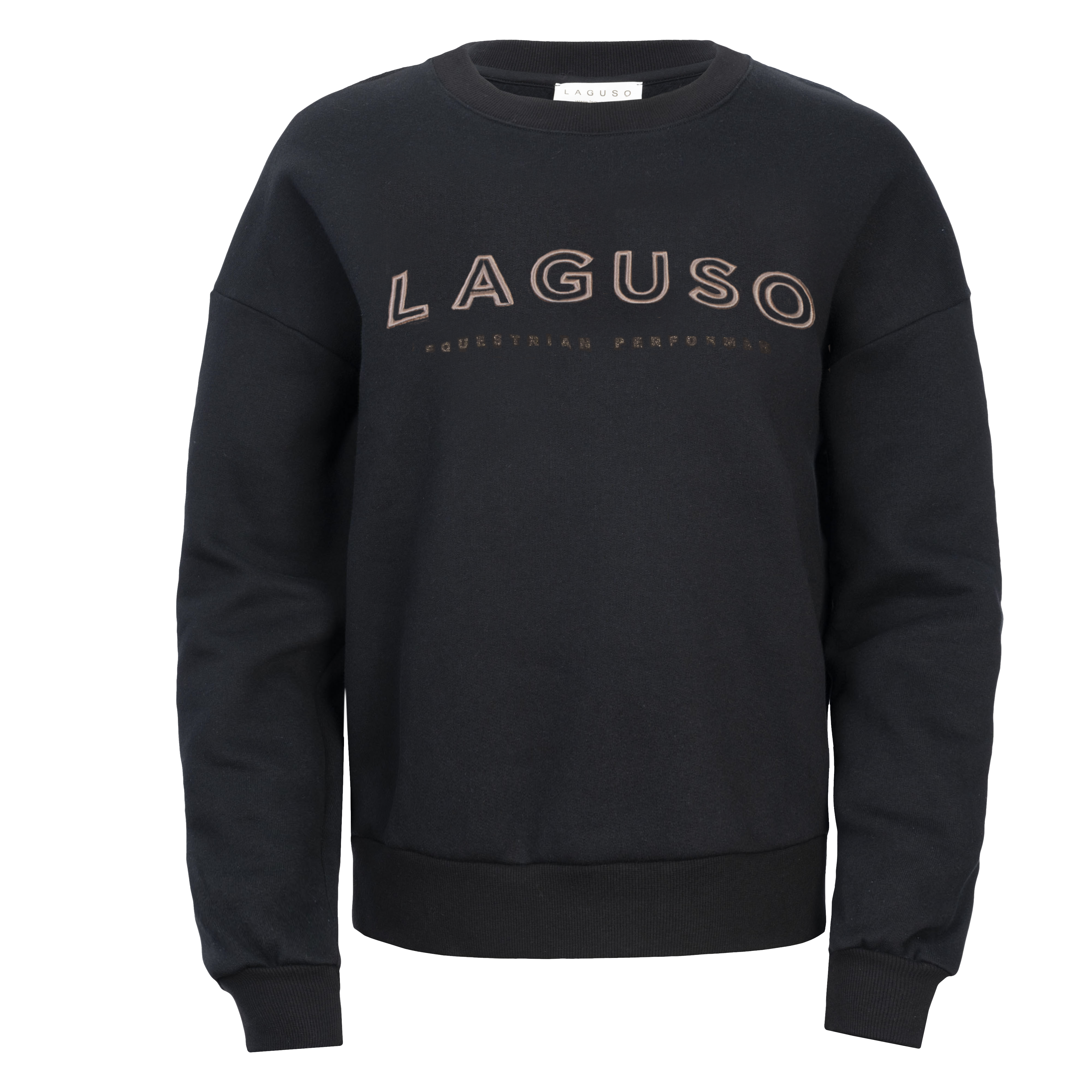 Thesi Women Sweater by LAGUSO - Strēid. Sporty equestrian sweater with logo embroidery and soft, comfortable material.