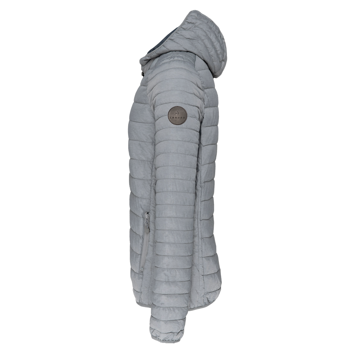 Ben Light Grey Puffer Jacket - Laguso – STRĒID. Men’s light puffer jacket in Light Grey.