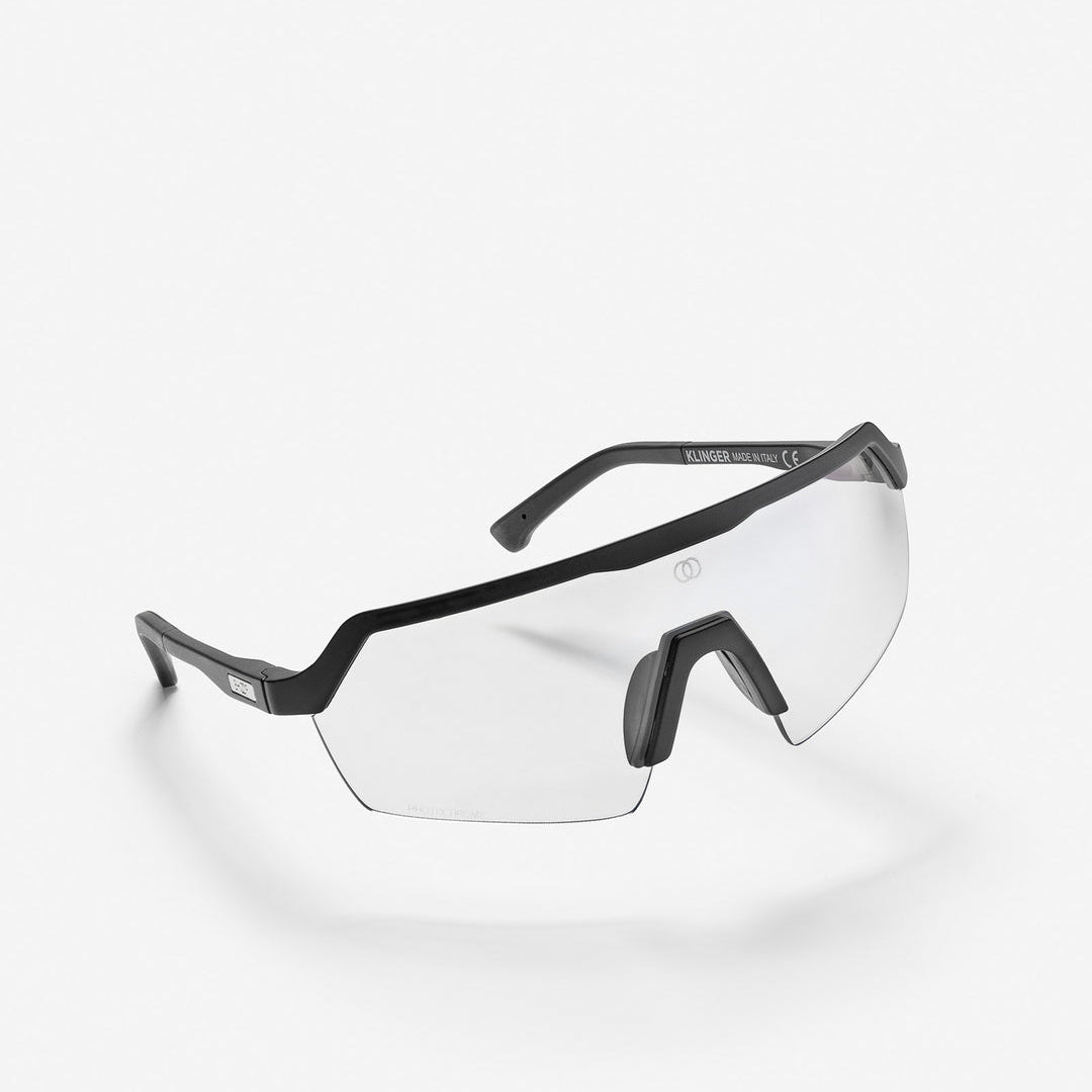 BHOOF Eyewear 2 Slim Photochromic - STRĒID. Bio-based slim riding sunglasses with Zeiss photochromic lens, adjustable temples and nose pads, 40g.