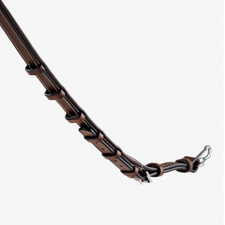 BHOOF Eyewear 3 Slim Sport - STRĒID. 650g high-position breastplate with quick-snap rings, girth adjustment loops, molded vegetable-tanned leather.