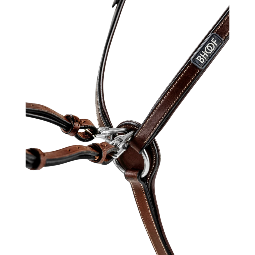 BHOOF Eyewear 3 Slim Sport - STRĒID. Lightweight 620g elastic 3-point breastplate mid position, padded pressure points, detachable martingale.