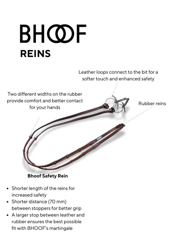Bhoof Rein 1 Safety Rubber Reins