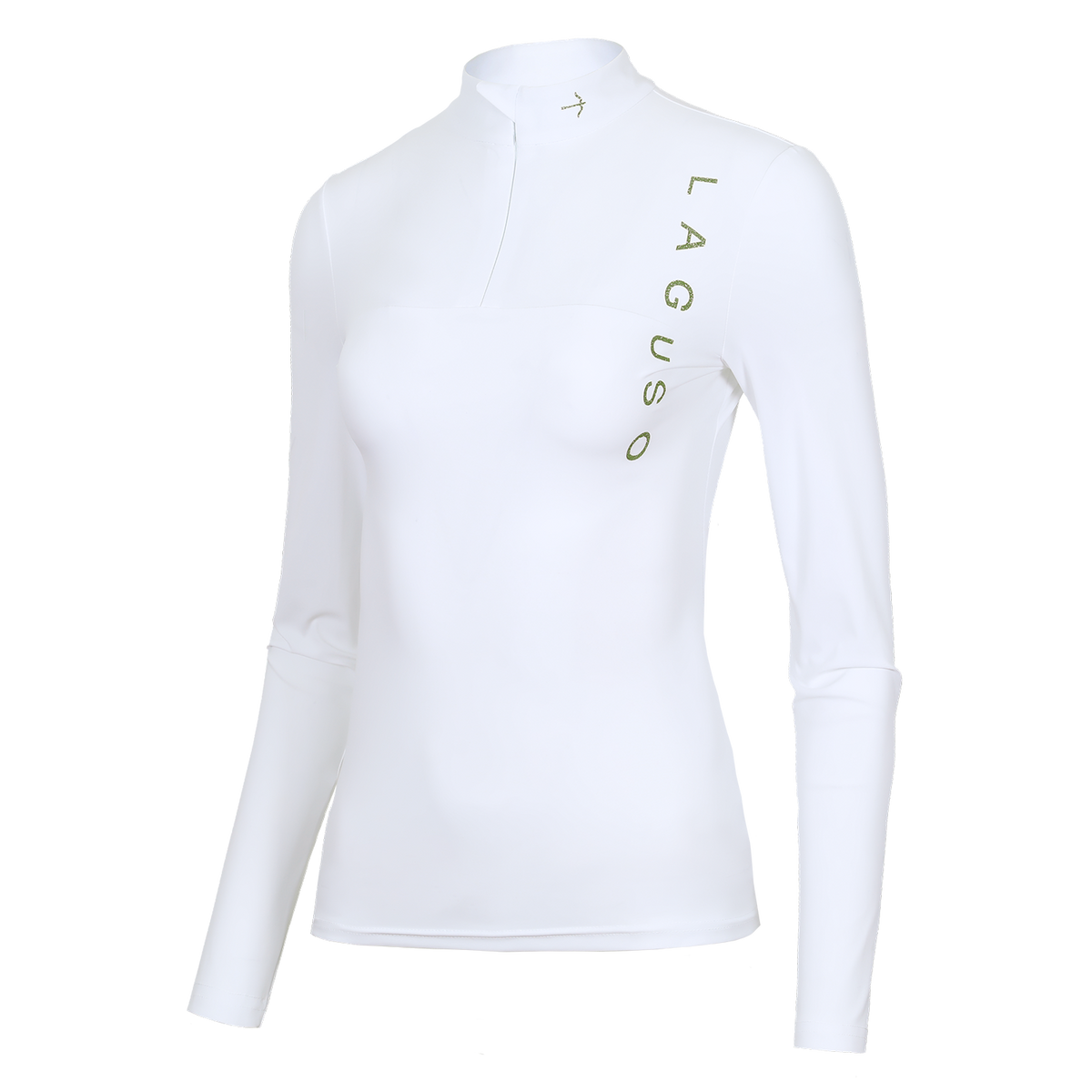 Carlotta Dark Thyme Training Shirt - Laguso – STRĒID. Women’s training shirt in Dark Thyme.