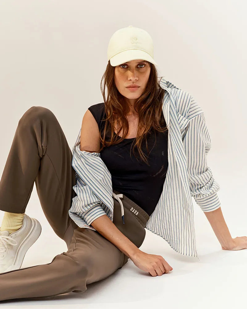 Dada Sport Equinox Unisex Cap - STRĒID lemonade color adjustable gold buckle UPF 50+