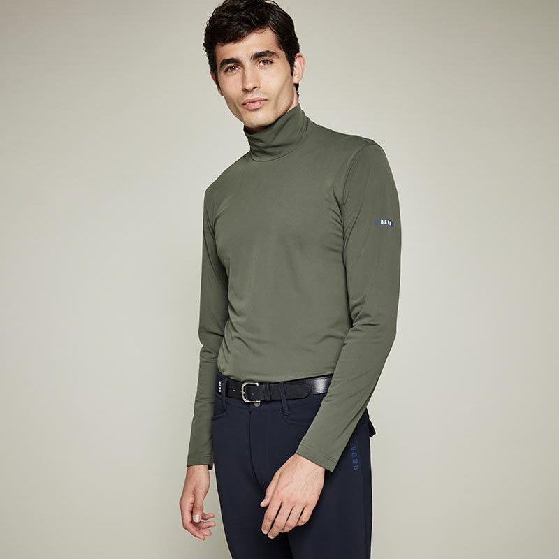 Dada Sport Jaro Men's Belt - STRĒID. Elastic vegetable-tanned Italian leather belt with Maison Poursin brass buckle, made in Portugal for equestrian style.