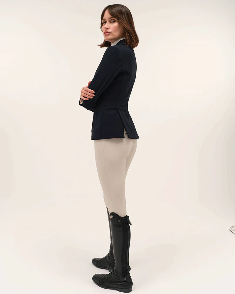 Dada Sport New Tzara Equestrian Competition Jacket - STRĒID. Refined equestrian blazer with logo buttons, faux pockets and bi-stretch comfort.