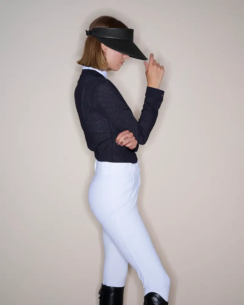 Dada Sport Sultane Riding Visor - STRĒID. Adjustable riding visor with detachable