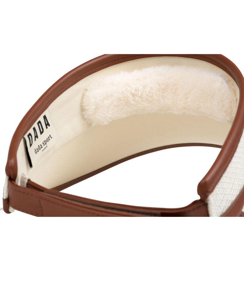Dada Sport Sultane Riding Visor - STRĒID. UPF 50+ riding visor with velcro fit and easy-clean sponge insert.