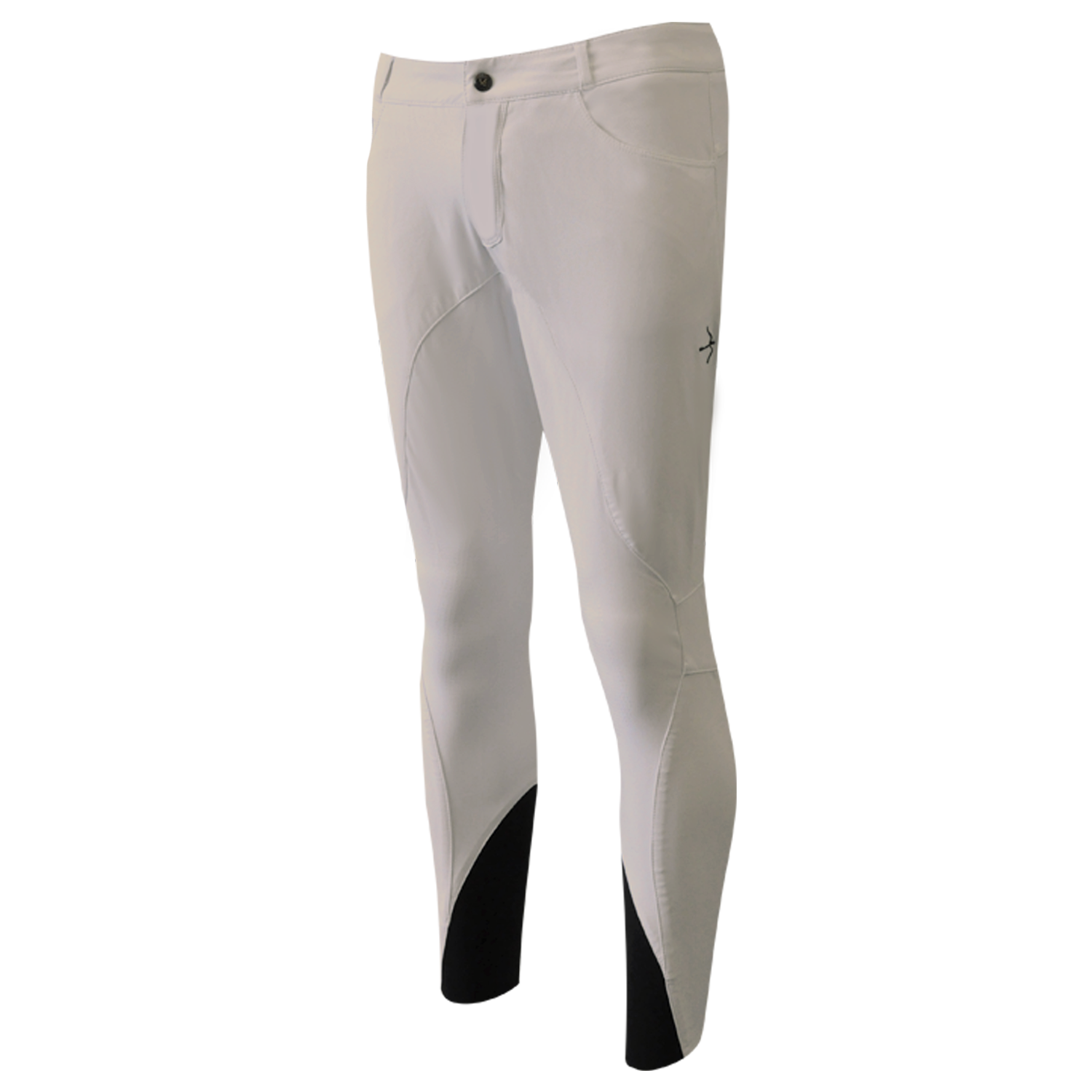 Henry Tec Grip Breeches in Beige by LAGUSO - Strēid. Premium equestrian breeches with multilayer stretch fabric and Laguso Gripping System for comfort and stability

