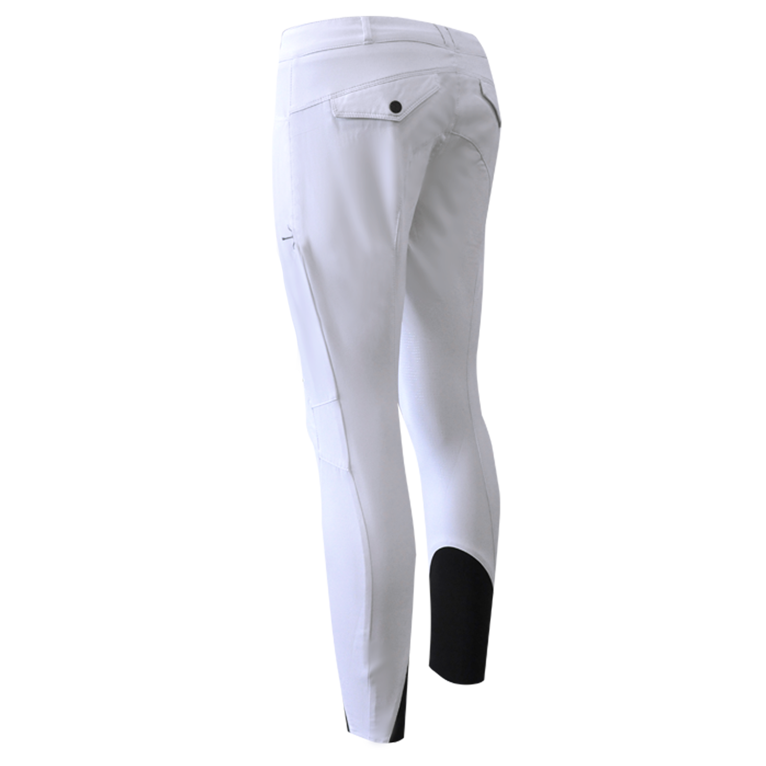 Henry Tec Grip Breeches in White by LAGUSO - Strēid. Breathable equestrian breeches with multilayer stretch fabric and Gripping System

