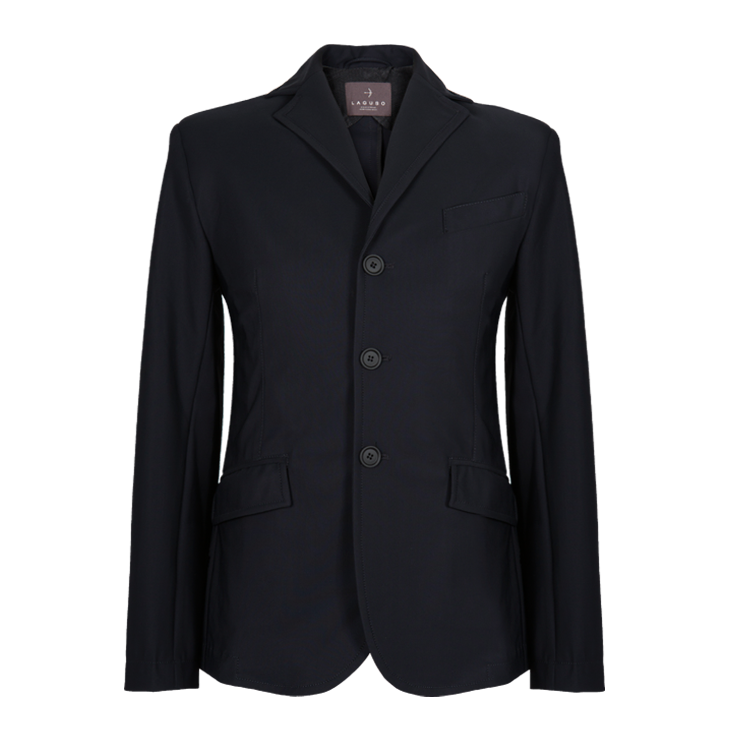 Jack Tec Midi Competition Jacket by LAGUSO - Strēid. Breathable equestrian jacket with LPF 50 and bi-elastic fabric

