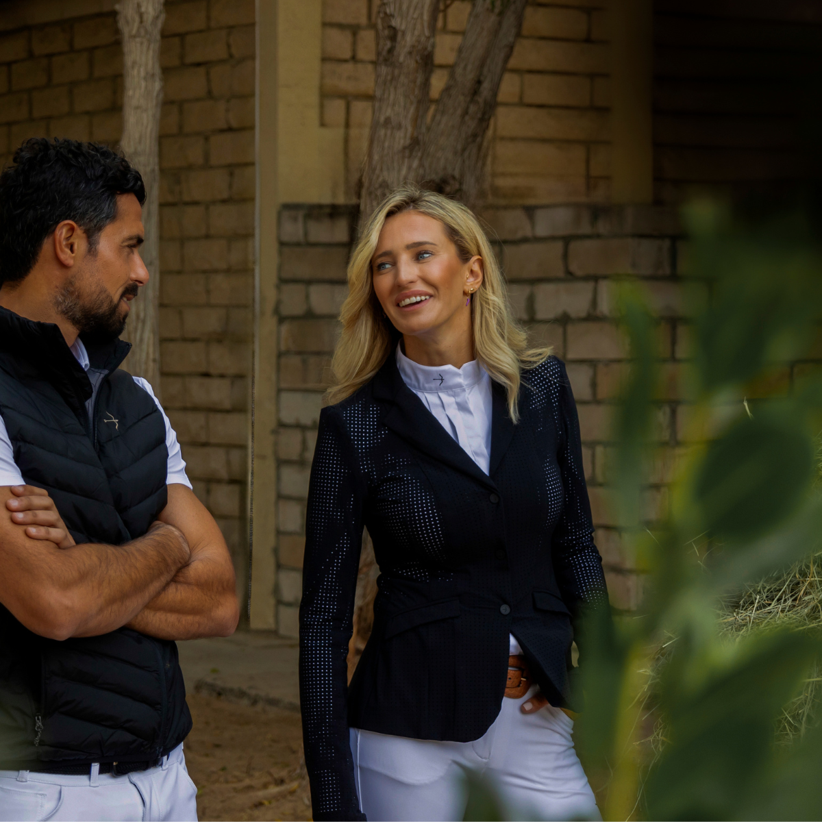 Jane Tec Mesh Competition Jacket by LAGUSO - Strēid. Breathable equestrian jacket with LPF 50 and bi-elastic fabric

