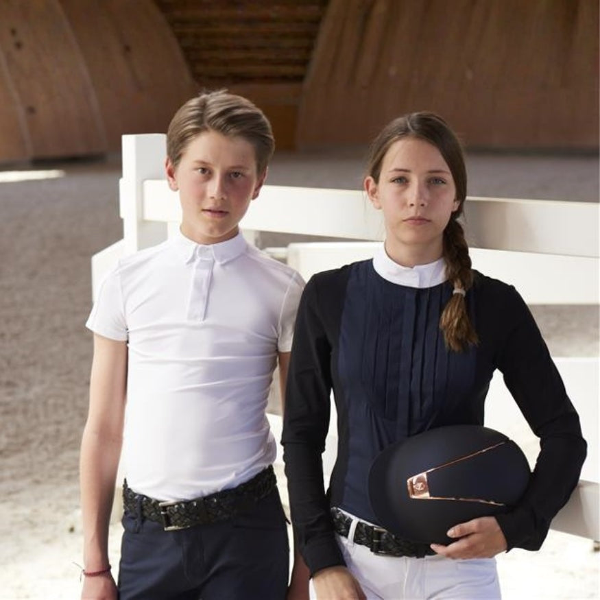 Luca White Kids Competition Shirt - LAGUSO | STRĒID
