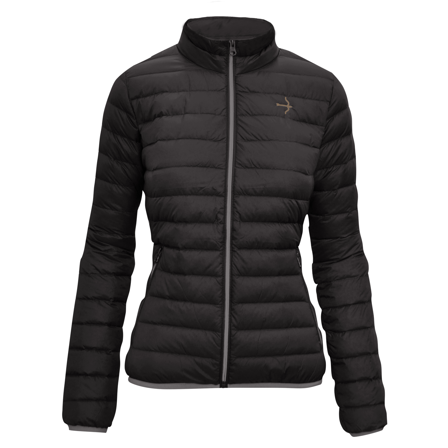 Sophia Down Jacket by LAGUSO - Strēid. Ultra-light equestrian down jacket with logo embroidery and water-repellent material


